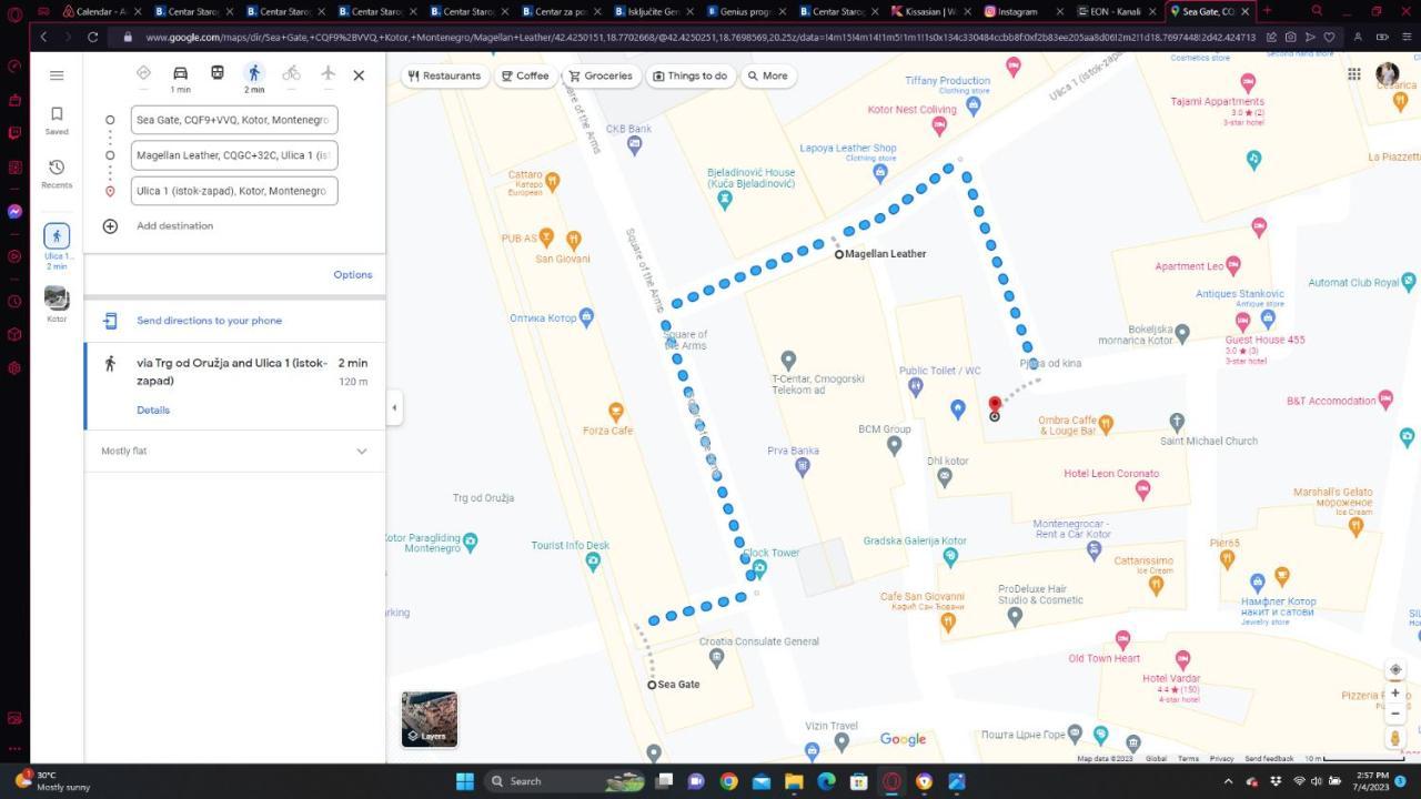Centar Starog Grada Διαμέρισμα Κότορ Εξωτερικό φωτογραφία